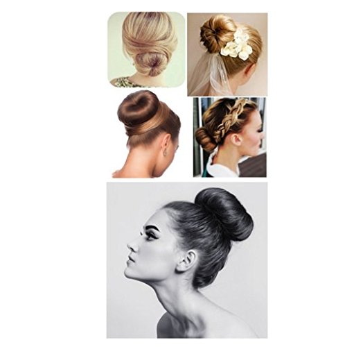 GODHL Donut Hair Bun Maker Styling Werkzeug Fashion Haare Dutt Brautfrisur Frisurenhilfe Haarknoten Haarzopf - 3