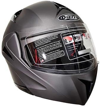 Modular Helmet Matt Titanium DIEFFE Size XL