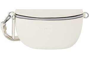 TOM TAILOR Denim Femme Rosie Sac banane, Blanc (Weiß), 23.5x14x3.5 centimeters (W x H L) EU