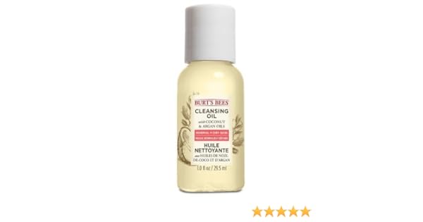 burt's bees cleansing oil with coconut & argan