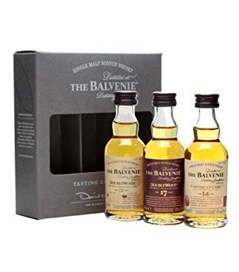 Balvenie Mini Mix / Doublewood 12 & 17 Year Old, Caribbean 14 Year Old 3x5cl Miniatures