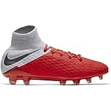  Nike Hypervenom 3 Pro DF FG, Zapatillas de Fútbol para Hombre, Rojo (Lt Crimson/Mtlc Dark Grey/Wolf 600), 44.5 EU