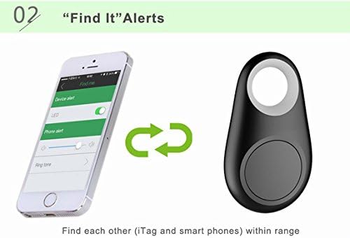 Fuson Bluetooth 4.0 Anti-loss Remote Shutter GPS satellite positioning system,Child Pet Bag Wallet Key Finder Phone Box，Key/Cell/Kids/Pets Anti-Lost Finder