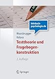 Image de Testtheorie und Fragebogenkonstruktion (Springer-Lehrbuch)