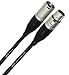 Price comparison product image 10 Meters - Gotham GAC-4/1 (Black) - Star Quad, Dual Shielded Balanced Male To Female Microphone Cables With Amphenol Silver XLR Connectors