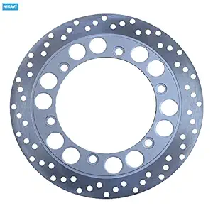 NIKAVI DBP18 Front Brake Disc Plate Compatible for Royal Enfield Continental GT/Thunderbrird 350X,500X / Interceptor/Himalayan/Classic Models Classic 500/350 Models