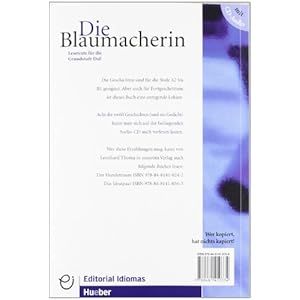 DIE BLAUMACHERIN Libro+CD-Audio