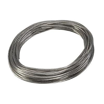 SLV 139024 Corde Basse Tension, isolée, 4 mm², 20 m, en métal, argent,,,,