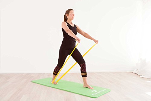 4er-Set Fitnessbänder »Lavana« / Sportband, Trainingsband in den Farben und Stärken gelb 0,35 leicht / grün 0,45 mittel / rot 0,55 kräftig / blau 0,75 stark - 8