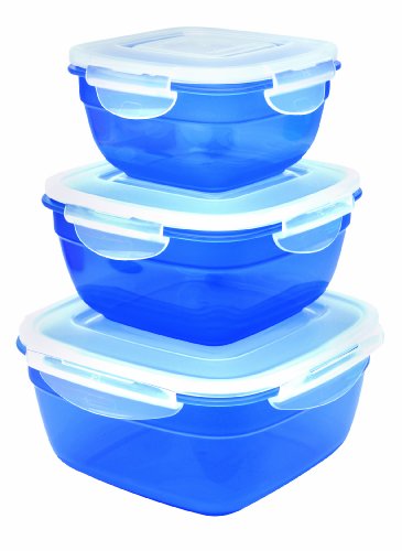 Lock & Lock HSM8450PSB3 Color Promotion Set Multifunktionsboxen 3tlg. blau - 2