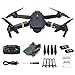 Produktbild MMLC E58 2MP 720P Weitwinkel Kamera WiFi FPV Live Video Mobile App Steuerung Faltbare Drohne Selfie Pocket RC Quadcopter Hubschrauber RTF + 1 Kabel & 3 oder 2 Batterien (2 x Battery)