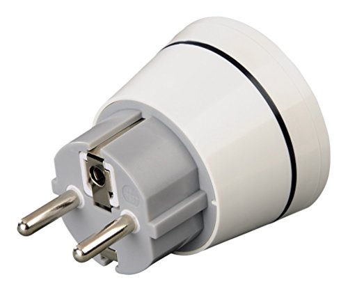 Hama Reisestecker USA (Typ a / b) für Geräte aus USA, Kanada, Japan, Brasilien zur Nutzung an deutschen Schutzkontaktsteckdosen (z.B. Spanien, Frankreich, Türkei u.v.m.)