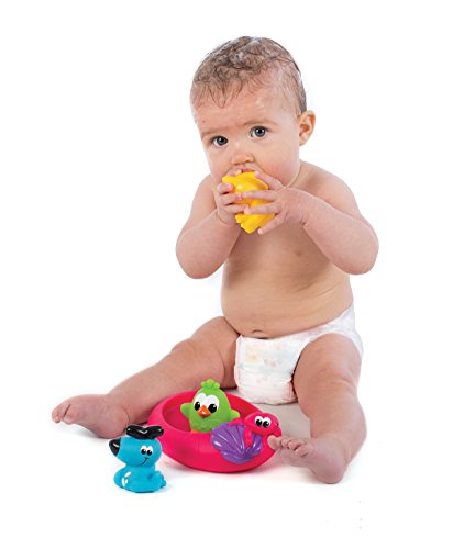 Playgro 40123 – Badespielzeug schwimmende Freunde, bunt - 3