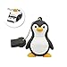 Produktbild Simtyso niedlich Pinguin USB Stick 16GB Speicherstick 2.0 mit Schlüsselanhänger für Kinder Geschenk Schwarz(8g,Der Pinguin)