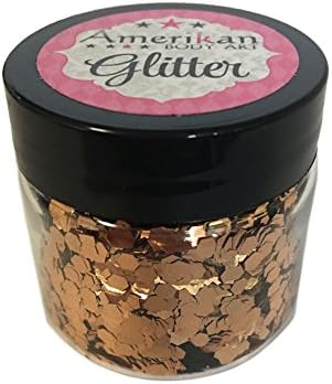 Amerikan Body Art Chunky Glitter - Chai Latte (1 oz)