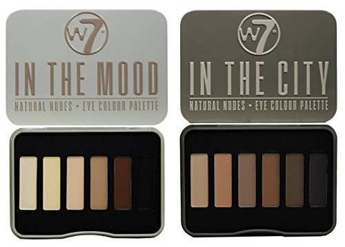 W7 In The City & In The Mood Natural Nudes Eye Shadow Palette Set