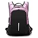Produktbild Dragon868 Rucksack Damen Herren Studenten Backpack External Charging Student Sports wasserdichte Tasche Laptop Rucksack (Lila)