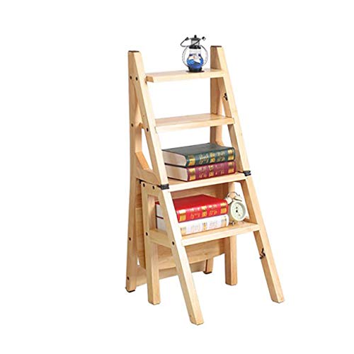 Preisvergleich Produktbild Ibuprofen Stuhlhocker 4-Stufiger Leiterstuhl, Trittleiter, Trittleiter für Kinder, Mehrzweckausstiegsleiter, b