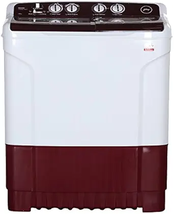 Godrej WS Edge 680 CT Semi-automatic Washing Machine (6.8 Kg, Wine red)