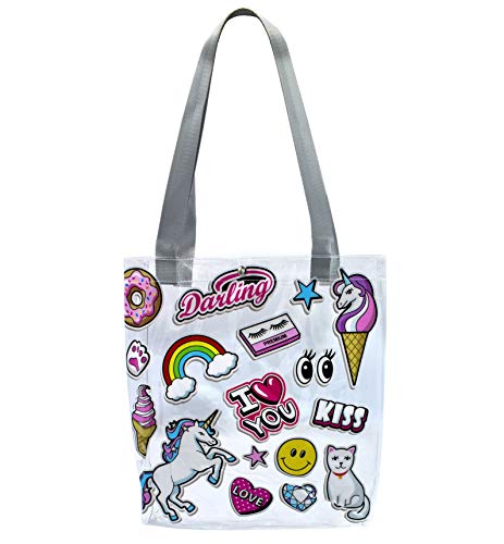 Shopaholic Dream Like Unicorn Transparent Handbag\ Tote Bag (l Love Unicorn)