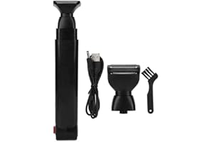 KANGMEILE Back Shaver for Men, Electric Back Hair Shaver Remover Body Trimmer Razor Self Groomer Shaving Tools, USB Charging Man Back Razor Shaver Full Body Leg Hair Removal Trimmer Long Handle