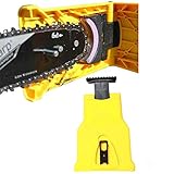 FÁCIL INSTALACIÓN - Instalación: Fácil de instalar, simplemente coloque la cadena y la sierra en el cortador de cadena.
