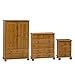 Richmond Pine Nursery Bedroom Furniture Set Wardrobe Chest of Drawers and Bedside