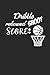 Produktbild DRIBBLE SHOOT REBOUND SCORE: Notebook Basketballspieler Notizbuch Player Journal 6x9 squared kariert