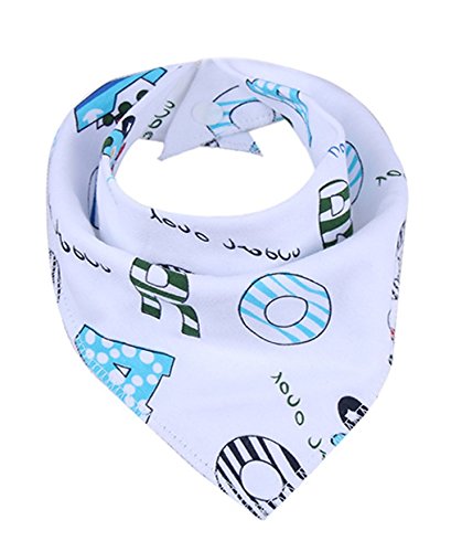 JT-Amigo 10er Set Baby Bandana Lätzchen Halstuch, Baumwolle, verschiedene Motive - 3