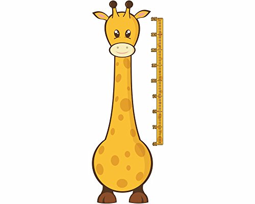 Messlatte Giraffe Wandtattoo Kinderzimmer Metermaß Maßband - 2