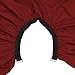 TRIXES Red Hairdressing Gown Salon Barbers Hair Cutting Cape
