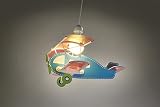 Dalber 54002 Baby Plane Flugzeugform -Hängenleuchte, Plastik, blau, 49 x 64 x 39 cm - 2