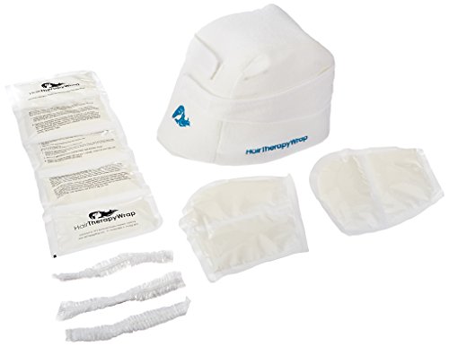 Hair Therapy Wrap - Cordless Heating Cap - White