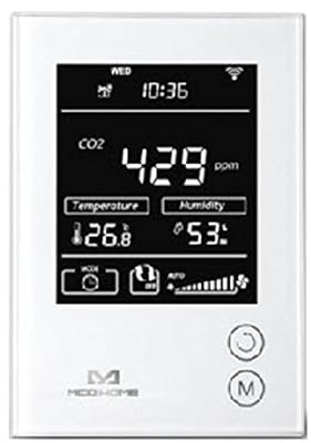 MCO Home Capteur Z-Wave+ d'humidité, température et CO2 avec écran - MCO Home CO2 Sensor – Blanc
