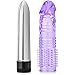 Produktbild Love69Toys - Vibrator klassisch mit Gel - Aufsatz Massagegerät für intime Stellen lila