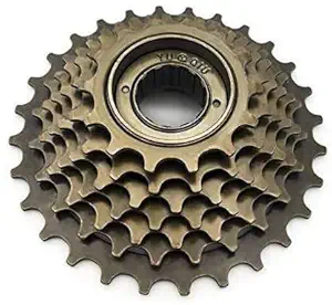 Gadget Deals 21 , 7 Speed Freewheel 14-28 T Cassette Road Bike/ Bicycle Gear Shifter