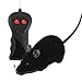 Produktbild AOLVO Elektrische Kabellose Fernbedienung Ratte Fake Maus RC Spielzeug Streichwitz Scherz Trick Bugs für Party und für Katzen, Hunde, Welpen und Kinder, lustiges Spielzeug Schwarz