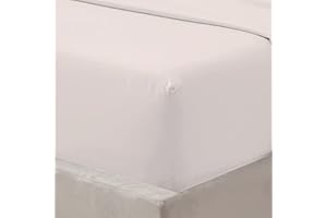 DTEX HOMES Fitted Sheet 30 cm 12 Inch Deep Pocket - Non Iron Easy Care Soft Brushed Microfibre Fabric Shrinkage and Fade Resistant, 4ft Small Double - Silver