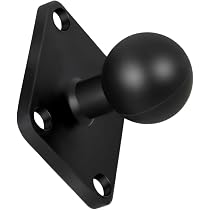 UTMACH 2 Pezzi Base A Sfera Da 1 Pollice In Alluminio – Adattatore Per Supporto Telefono, Moto, Bici, RAM, Garmin, TomTom