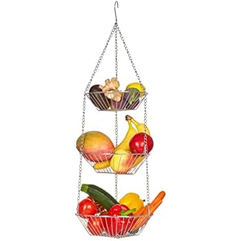 FRUITWALL - Obstregal zum Aufhängen I Obst Hängekorb I Obstschale