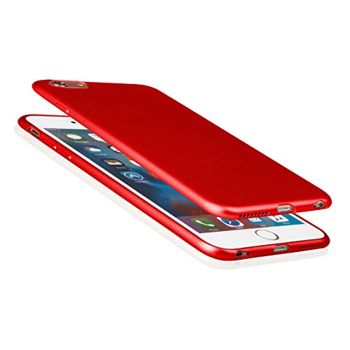 Ego - Carcasa de M vil Mate con Parte Trasera Satinada para iPhone 6 Plus 6S Plus Delgada de Silicona Compatible con Kompatible Ger teApple iPhone 6 Plus 6S Plus Color Rojo reviews Ego - Carcasa de M vil Mate con Parte Trasera Satinada para iPhone 6 Plus 6S Plus Delgada de Silicona Compatible con Kompatible Ger teApple iPhone 6 Plus 6S Plus Color Rojo