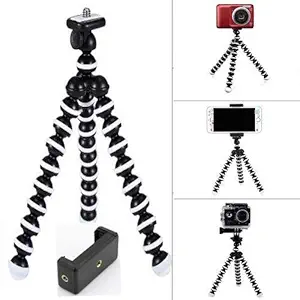 Trendster Gorilla Tripod/Mini Tripod 10 inch for Mobile Phone with Holder for Mobile, Flexible Gorilla Stand for DSLR & Action Cameras and Other uses