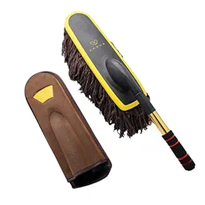 Amour Super Soft Microfiber Car Dash Duster Brush for Car Cleaning Home Kitchen Computer Cleaning Brush Dusting Tool with Case (Multi)