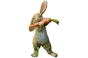 Gemmia Miniature Garden Rabbit Figurine- Fluting Rabbit