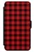 Produktbild Case Warehouse iPhone 6 / 6s Rot Schwarz Prüfen Schutz Gummi Handyhülle TPU Bumper Tartan Rob Roy Kariert Mode Macgregor