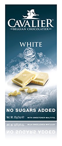 Preisvergleich Produktbild Cavalier Weiße Schokolade mit Maltit, 85g