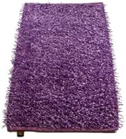 G&ouml;zze Tapis Shaggy look m&eacute;tallique Uni 70 x 120 cm lilas