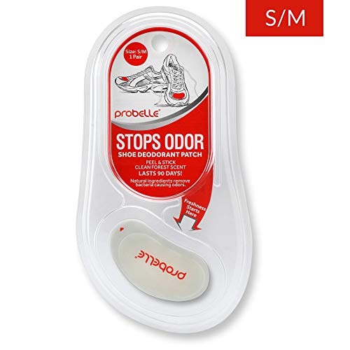 Probelle scarpe Deodorante Patch. Elimina i batteri che causano l'odore naturale. Deodora sneakers, scarpe per 90 giorni. Sicuro al 100%, non tossico. Set it & dimenticarlo. (Piccolo medio)