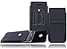 Produktbild Burkley Vintage / Retro Look Leder Handy-Gürtel-Tasche für Samsung Galaxy Note 4 Schutz-Hülle Vertikal-Holster-Tasche mit Gürtel-Schlaufe und Clip in schwarz