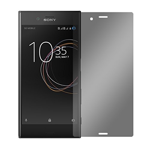 Slabo Blickschutzfolie für Sony Xperia XZs Sichtschutz Displayschutzfolie (verkleinerte Folien, aufgrund der Wölbung des Displays) "View Protection" Schwarz - privacy MADE IN GERMANY